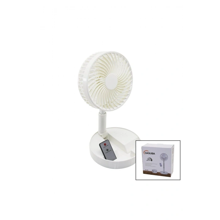 KUMANDALI MİNİ FAN M.ÜSTÜ VANTİLATÖR KATLANIR FAN=19.7CM - UZAYAN AYAK=35-102CM TELEFONLUKLU USB ŞAR