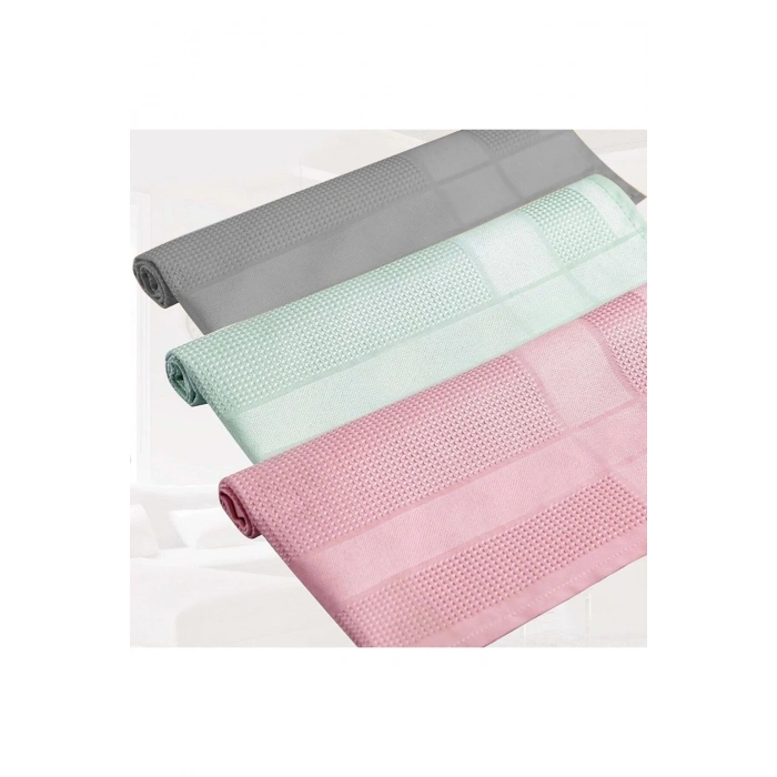 İz Bırakmayan Mikrofiber Temizlik Bezi 3lü Set Cam ve Ayna Silme Toz Alma Temizlik Bezi (5433)