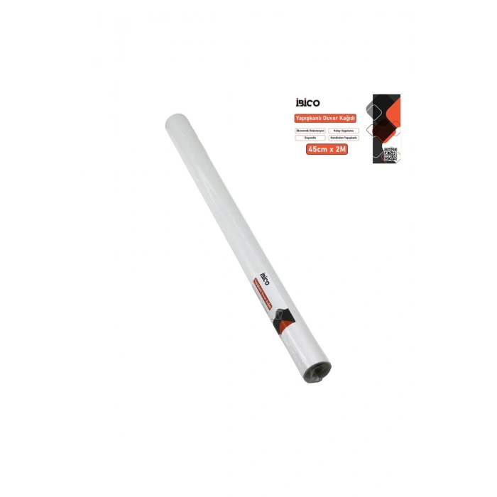 2MT X 45CM BEYAZ SADE TEZGAH ÜSTÜ FOLYO STİCKER - DUVAR KAĞIT KENDİNDEN YAPIŞKANLI - EKO DEKORASYON