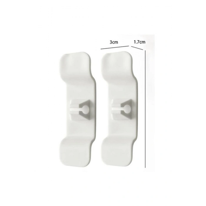 6'lı Pratik Kablo Toparlayıcı Yapışkanlı Klips Mutfak Air Fryer Kettle Kahve Tost Makinası (