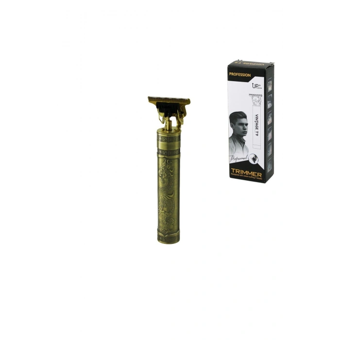 T BIÇAK BASKILI PLASTİK GÖVDE ENSE ÇİZİM - SAÇ SAKAL KESME TRAŞ MAKİNESİ USB ŞARJLI RD-088X (5324