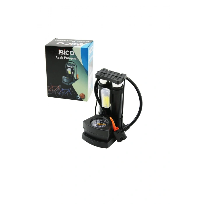 SAATLİ DİKEY MODEL - İNCE PİSTONLU AYAK POMPASI OTO-ARAÇ - BİSİKLET-MOTOR LASTİK - TOP - ŞİŞME HAVUZ