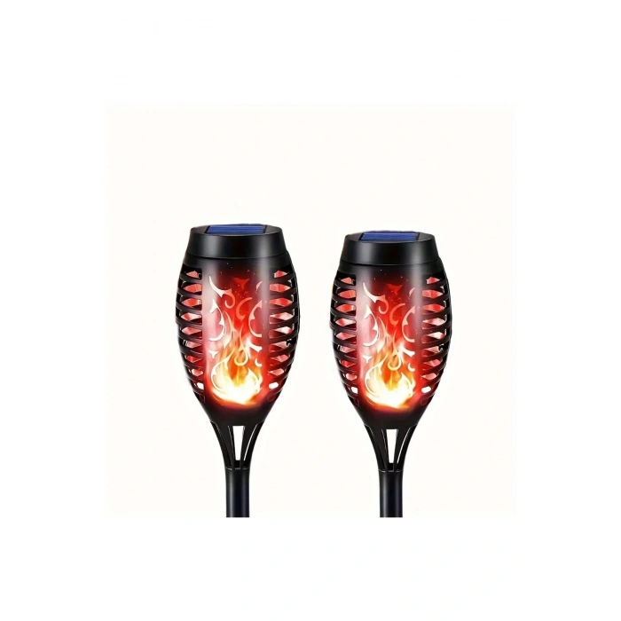 12 Ledli Alevli Solar Bahçe Aydınlatma (5324)