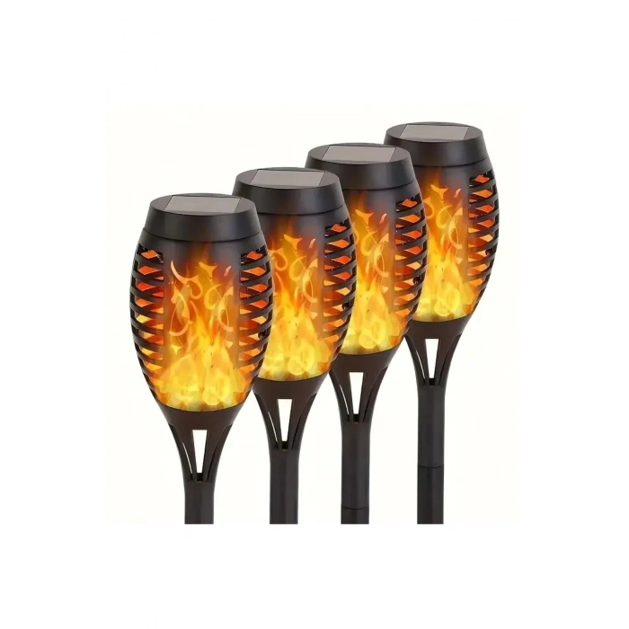 12 Ledli Alevli Solar Bahçe Aydınlatma (5324)