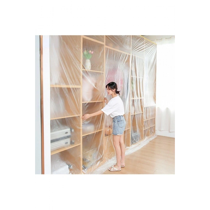 Boya Badana Eşya Koruma Hışır Örtüsü 280cm x 15 mt Yapışkanlı Hışır Örtü (5324)