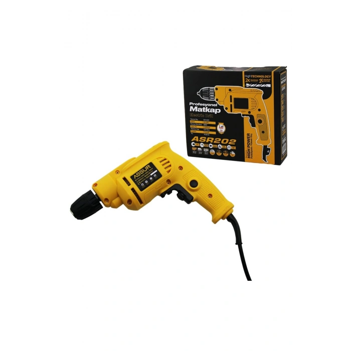 PROFESYONEL MATKAP SIKMA - VİDALAMA FİŞLİ KADEMELİ HIZ AYAR OTOMATİK MANDREN 360 DERECE TUTMA KOL 58