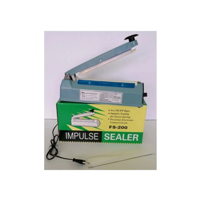 20Cm Metal Gövde Poşet Ağzı Yapıştırma Kapatma Makinası FS-200 (5324)