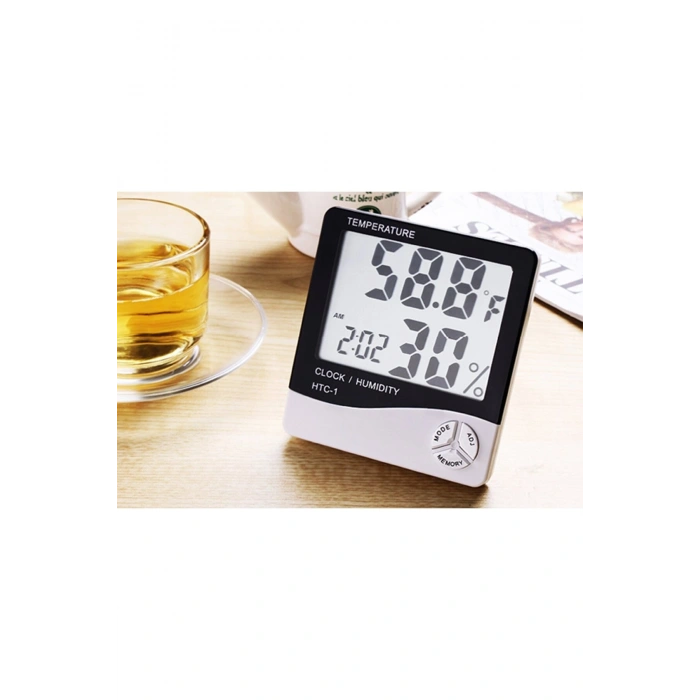 Masaüstü Dijital Termometre Nem Ölçer Higrometre (5324)