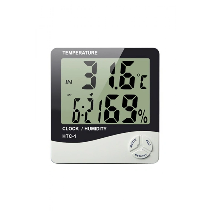 Masaüstü Dijital Termometre Nem Ölçer Higrometre (5324)