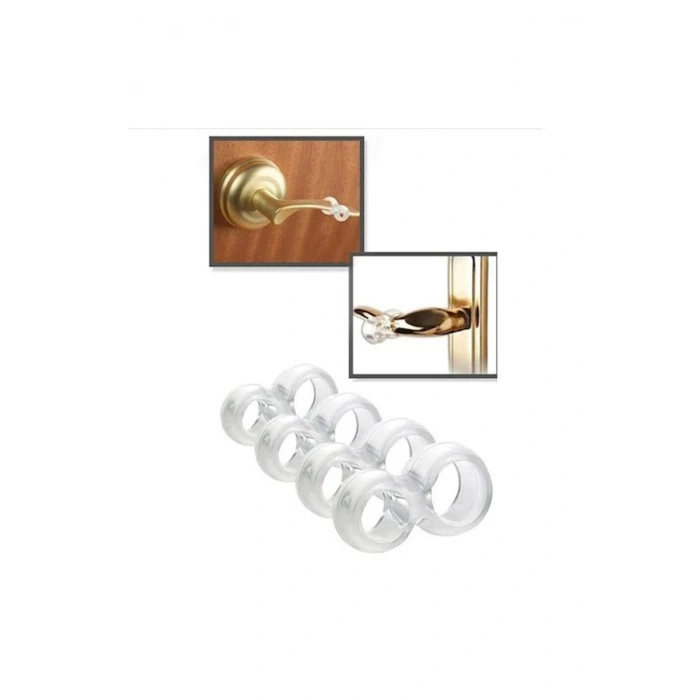 Silikon Kapı & Pencere Vurma Önleyici Stoper Kapı Tamponu 4 Adet (5324)