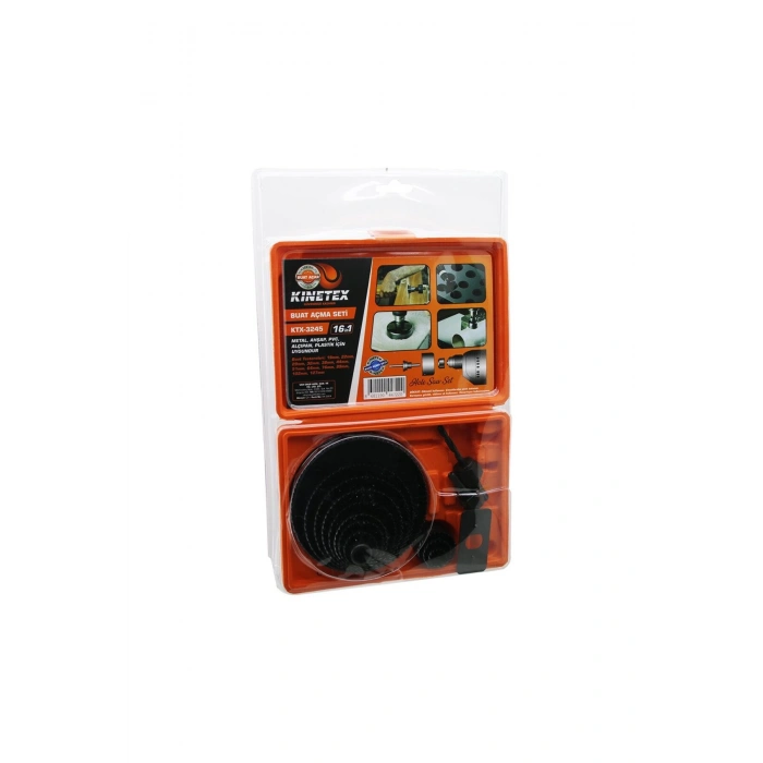 16İN1 BUAT AÇMA PANÇ SETİ METAL - AHŞAP - PVC - ALÇIPAN - PLS. 19-22-29-32-38-44-51-64-76-89-102-127