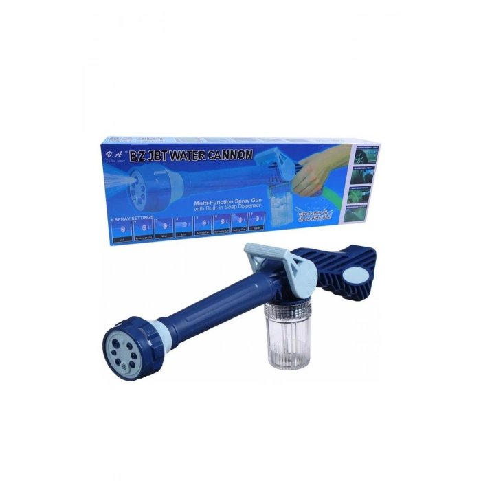 Otomobil Yıkama Sulama Fonksiyonlu Su Püskürtme Tabancası Deterjanlı Akıllı Tayzikli Basınçlı Bahçe