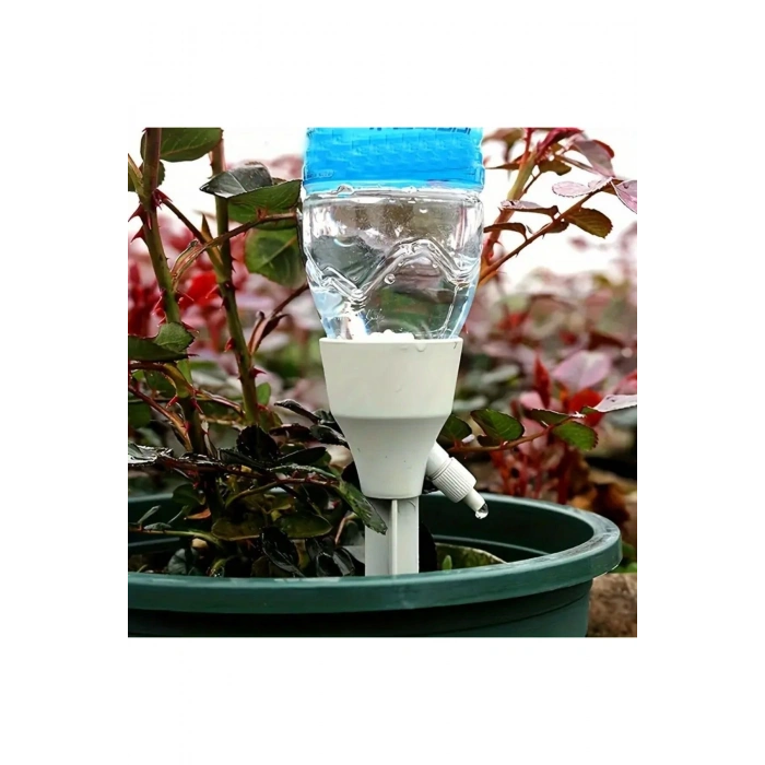 Ayarlanabilir Akış Hızına Sahip Damlama Sulama Çivileri 3lü Otomatik Bitki Sulama Aparatı Tüm Pet Şi