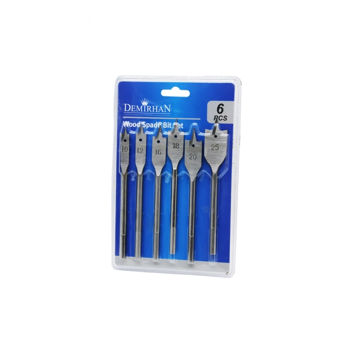 6 PARÇA YAPRAK MATKAP UCU SET10-12-16-18-20-25 (5324)