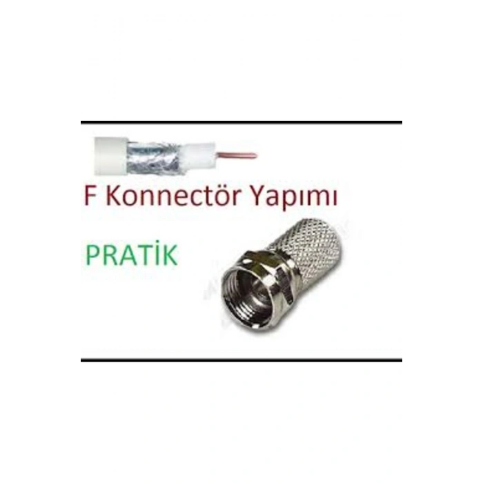 EF VİDA 50 PARÇA UYDU KONNEKTÖR RG-6-F (5324)