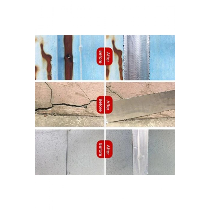 Çok Amaçlı Kuvvetli Yapıştırma Bandı Çamur Bant Su Geçirmez Tamir Bandı Su Sızdırmaz Bant 96 mm x 1.