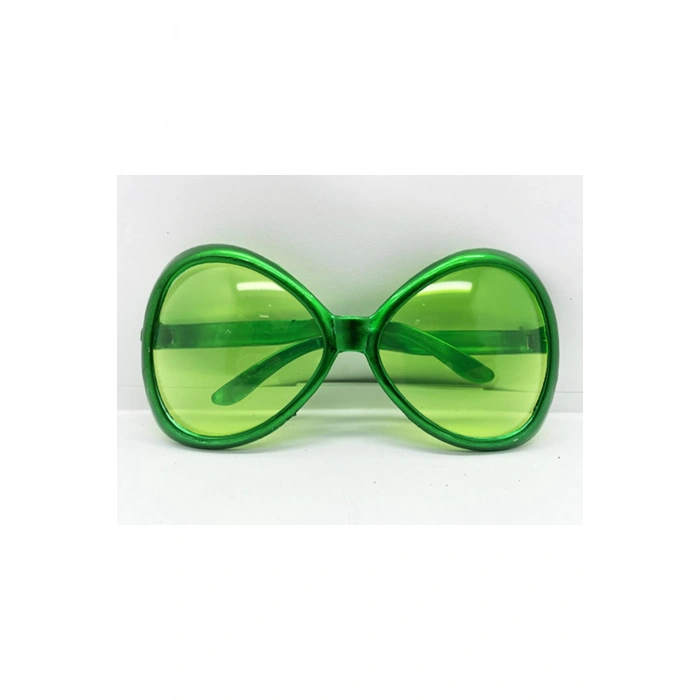 Yeşil Renk Yeşilçam Nostalji 80li Yıllar 90lı Yıllar Parti Gözlüğü 7x16 cm