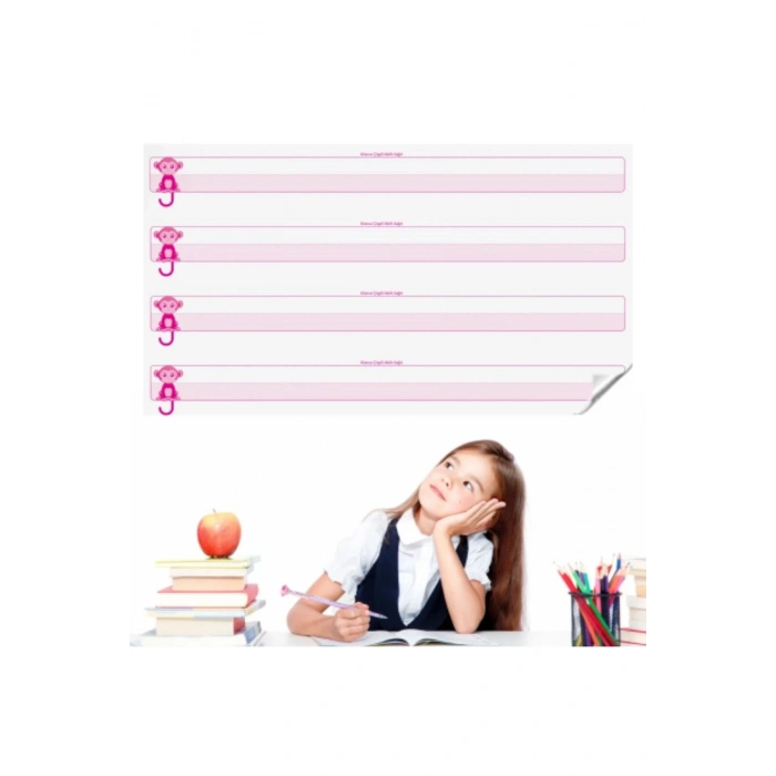 Kılavuz Çizgili Akıllı Kağıt Yazı Tahtası Duvarda İz Bırakmaz Statik Yeni Müfredata Uygun 100x56cm (