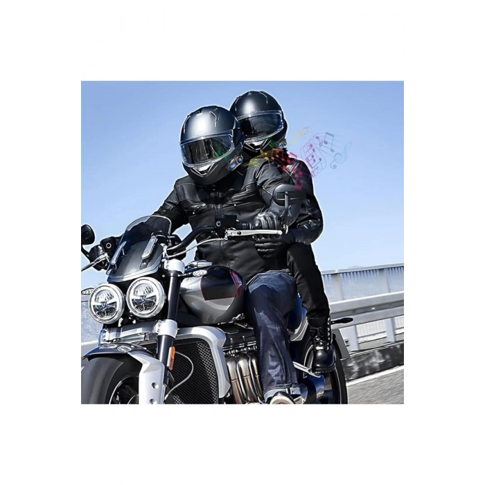 Y20 Motorsikletler İçin Kablosuz Bluetooth Kulaklıklı – Suya Dayanıklı, Uzun Ömürlü Batarya, Gürültü