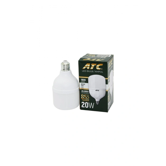 ATC-LW-20W 20W E27 TORCH LED BULB AMPUL BEYAZ 1800 LÜMEN - 25.000h (5324)