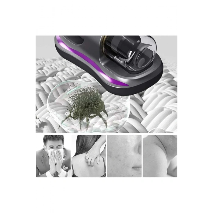 Acarid Temizleme Makinesi El Süpürgesi Yatak Temizleme Mite Temizleme Makinesi Cihazı UV-C Işınlı Te