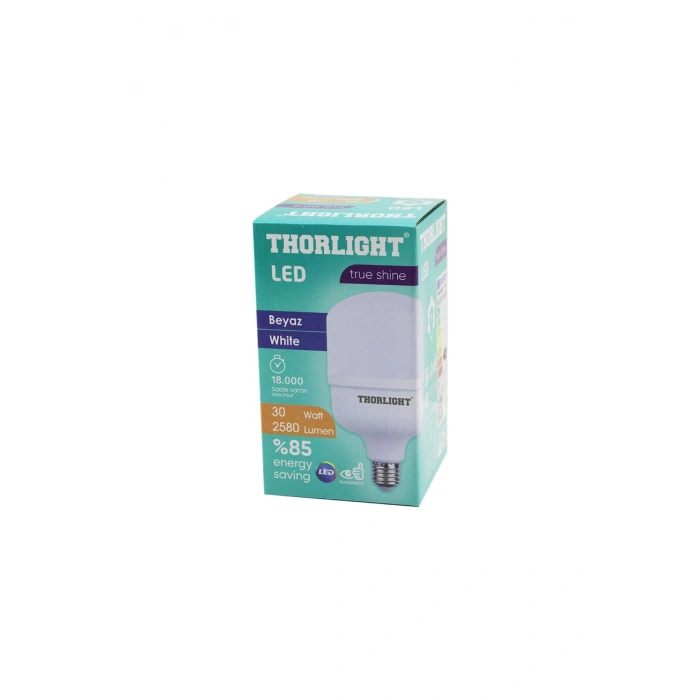 THORLIGHT T-30B 30W E27 TORCH T-SHAPE BEYAZ LED AMPUL 2580 LUMEN - 6400K - 18000 SAAT - 2835 SM