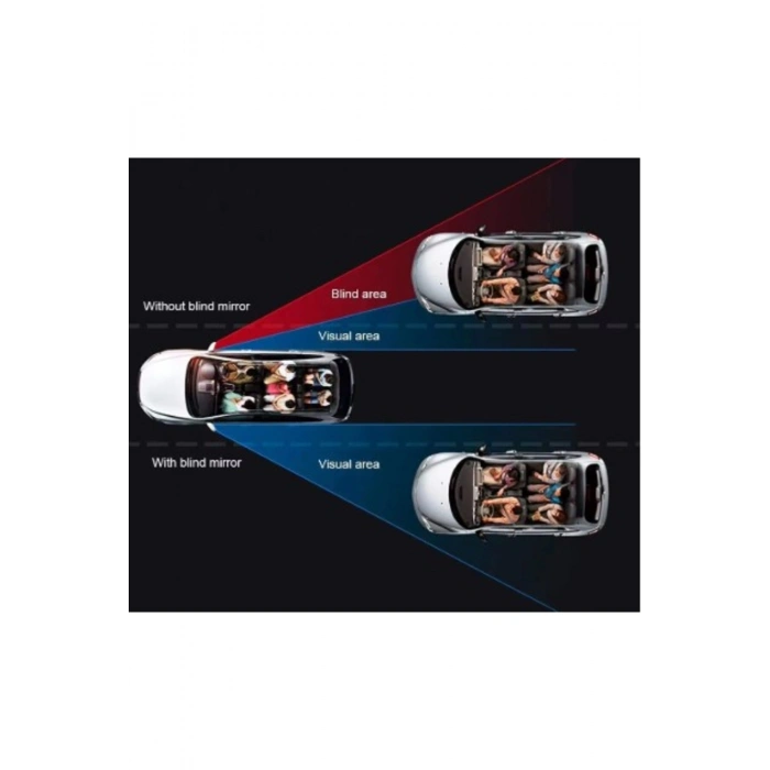 Çerçevesiz Ayarlanabilir Kör Nokta Aynası 2 li (5324)