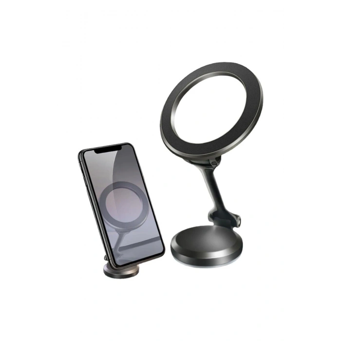 Tüm Telefonlarla Uyumlu Manyetik Araç Telefonu Tutacağı Katlanır 360 Derece Dönen Telefon Standı (53