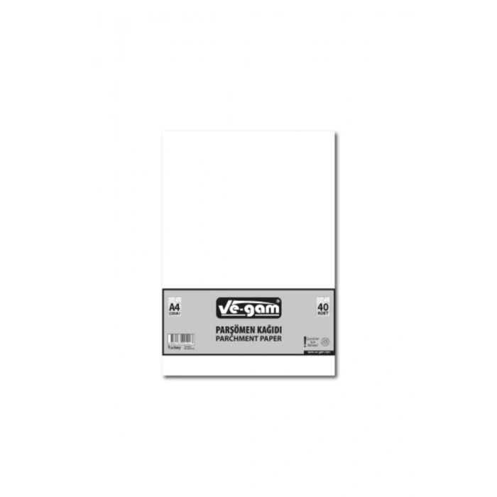 A4 40 PARÇA ÇİZGİSİZ PARŞÖMEN KAĞIDI (5324)