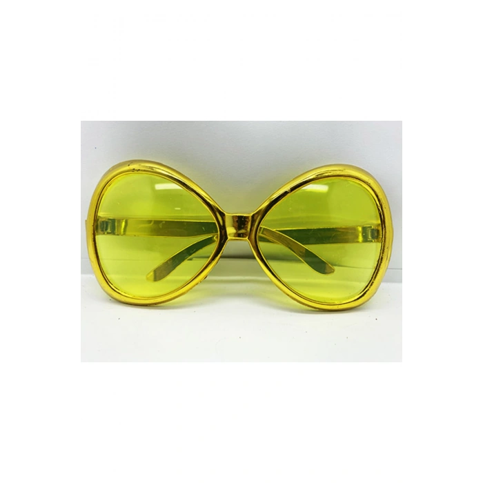 Altın Renk Yeşilçam Nostalji 80li Yıllar 90lı Yıllar Parti Gözlüğü 7x16 cm