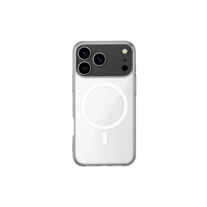 İphone 17 Pro Max Kılıf Magneticsafe Şeffaf Silikon - Şeffaf