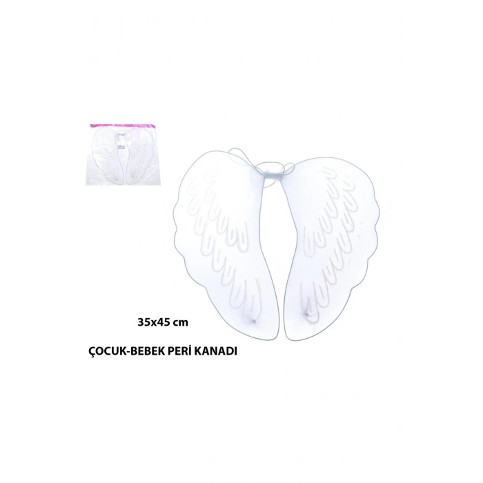 Bebek Çocuk Peri Kanadı – Kostüm Tamamlayıcı Kanat 35x45 Cm