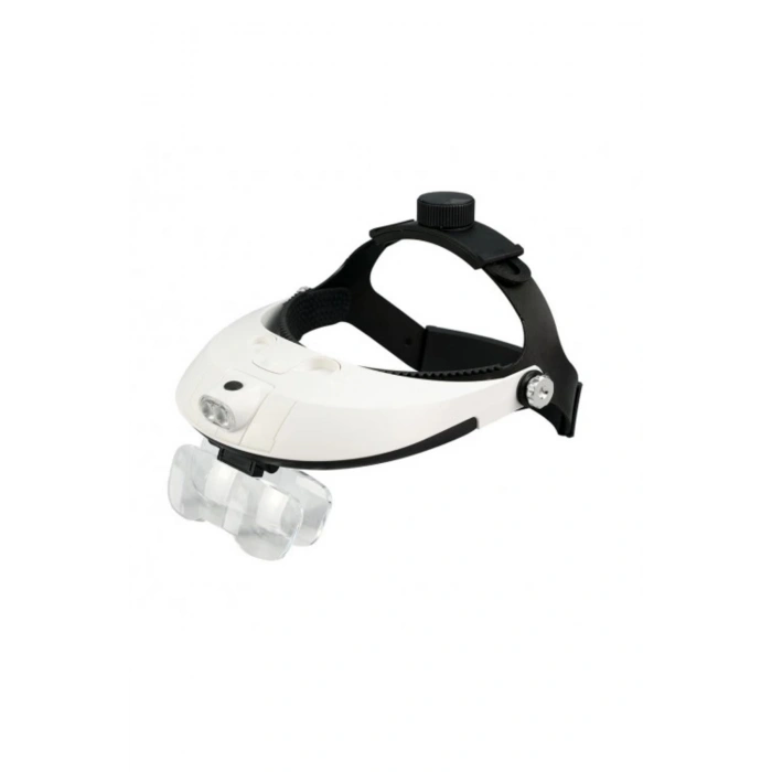 5 Mercekli ��ok Fonksiyonlu, Başlık Tip Işıklı Büyüteç 81001h