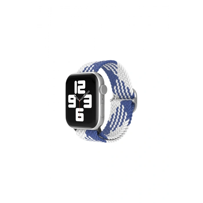 Watch 20mm Kordon (SAAT DEĞİLDİR) - Mavi-beyaz