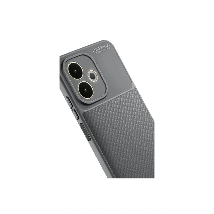 Oppo A5 Pro 4g Kılıf Auto Focus Karbon Kapak - Gri