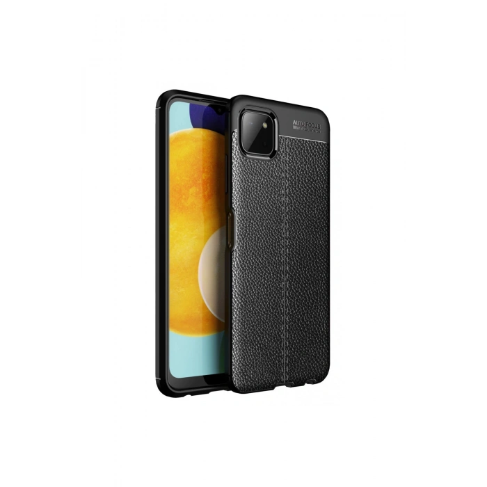 Samsung Galaxy A22 Kılıf Auto Focus Kapak - Siyah