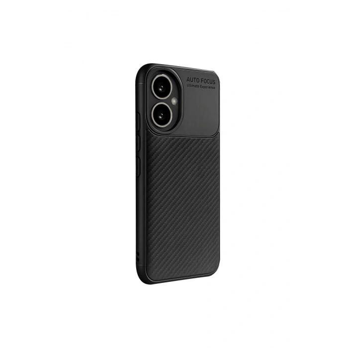 Honor 400 Kılıf Auto Focus Karbon Kapak - Siyah