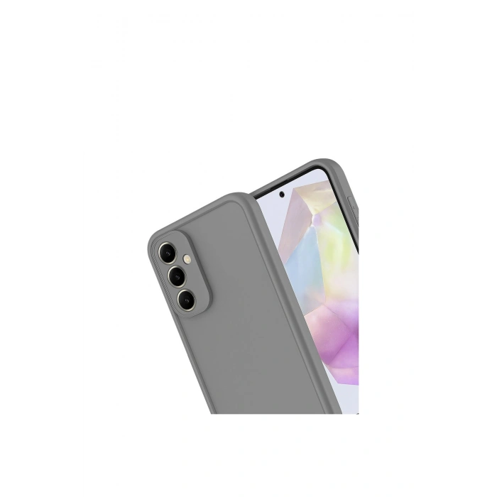Samsung Galaxy A56 Kılıf Viera Silikon - Gri