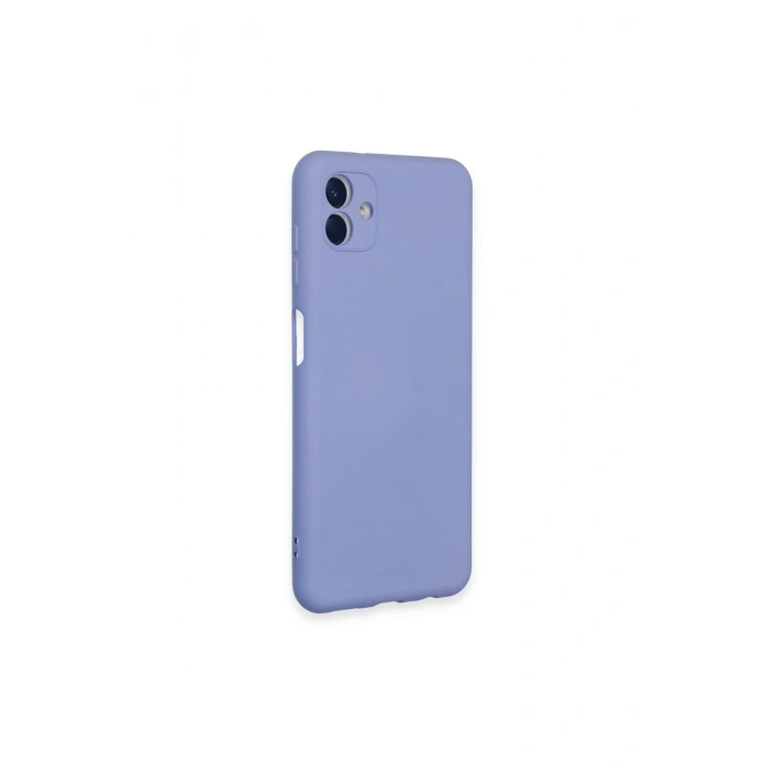 Samsung Galaxy A04e Kılıf Nano İçi Kadife Silikon - Lila