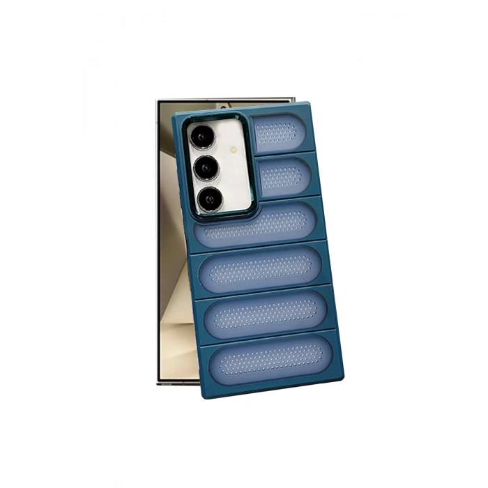 Samsung Galaxy S24 Plus Kılıf Airmax Silikon Kapak - Lacivert