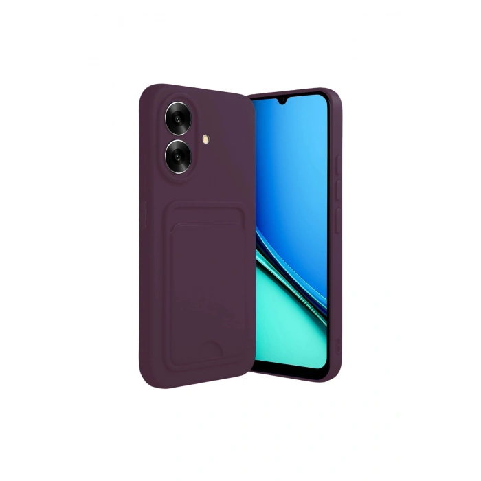 Realme Note 60 Kelvin Kartvizitli Silikon - Derin Mor