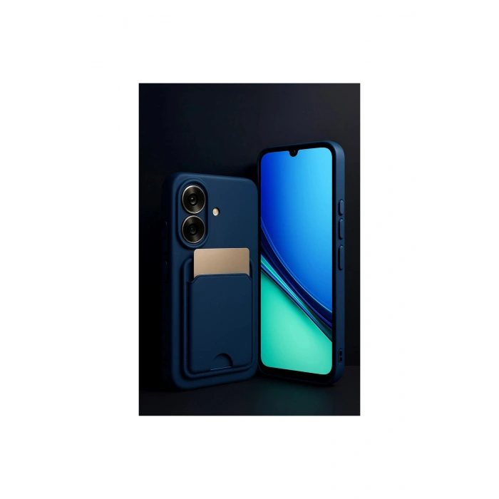 Realme Note 60 Kelvin Kartvizitli Silikon - Bordo