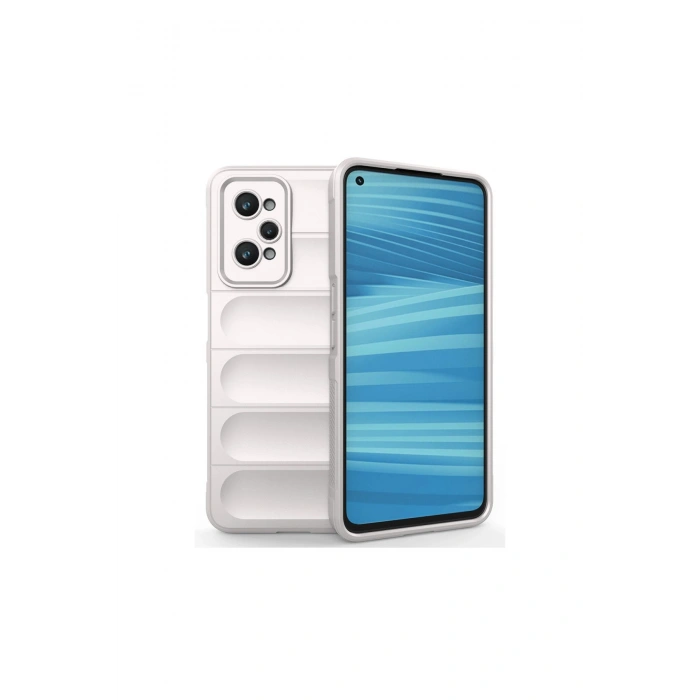 Realme Gt2 5g Kılıf Optimum Silikon - Krem