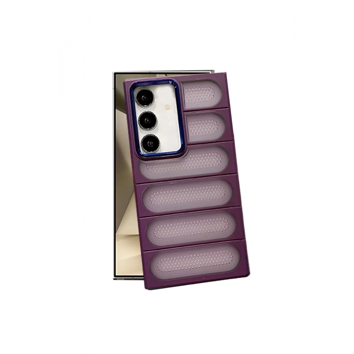 Samsung Galaxy S24 Plus Kılıf Airmax Silikon Kapak - Derin Mor