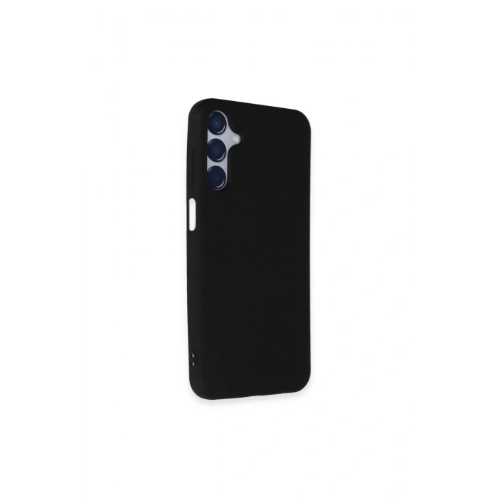 Samsung Galaxy M15 Kılıf First Silikon - Siyah