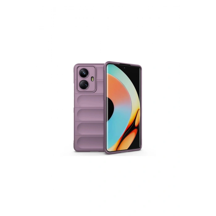 Realme 10 Pro 5g Kılıf Optimum Silikon - Mor