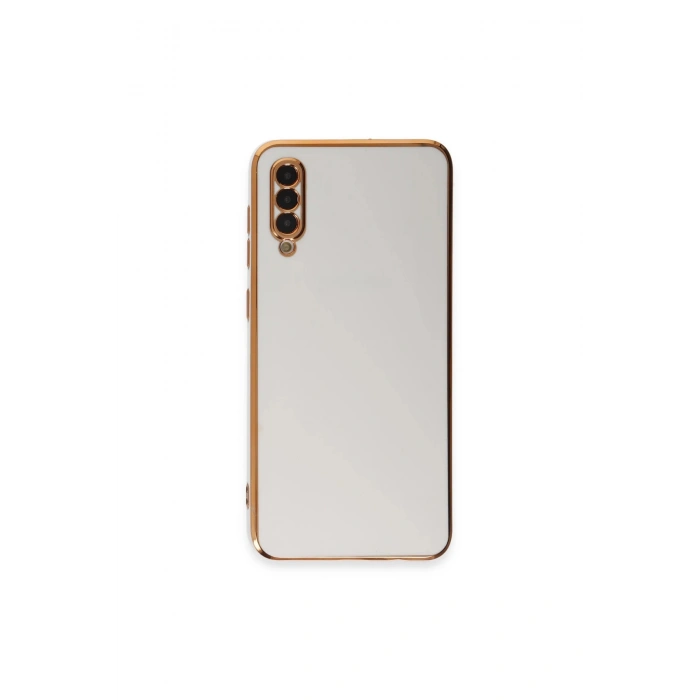 Samsung Galaxy A50 Kılıf Volet Silikon - Beyaz