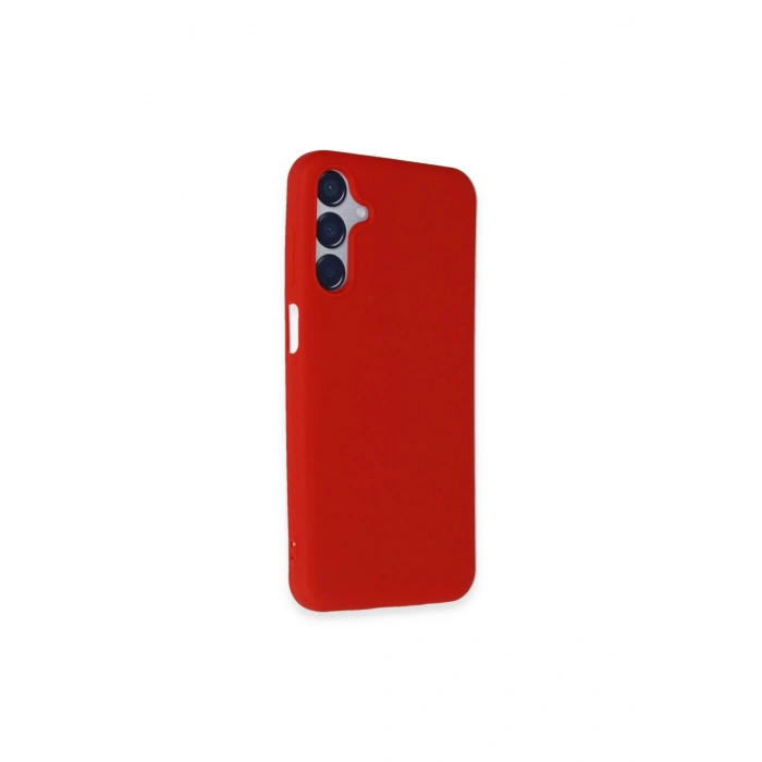 Samsung Galaxy M15 Kılıf First Silikon - Kırmızı