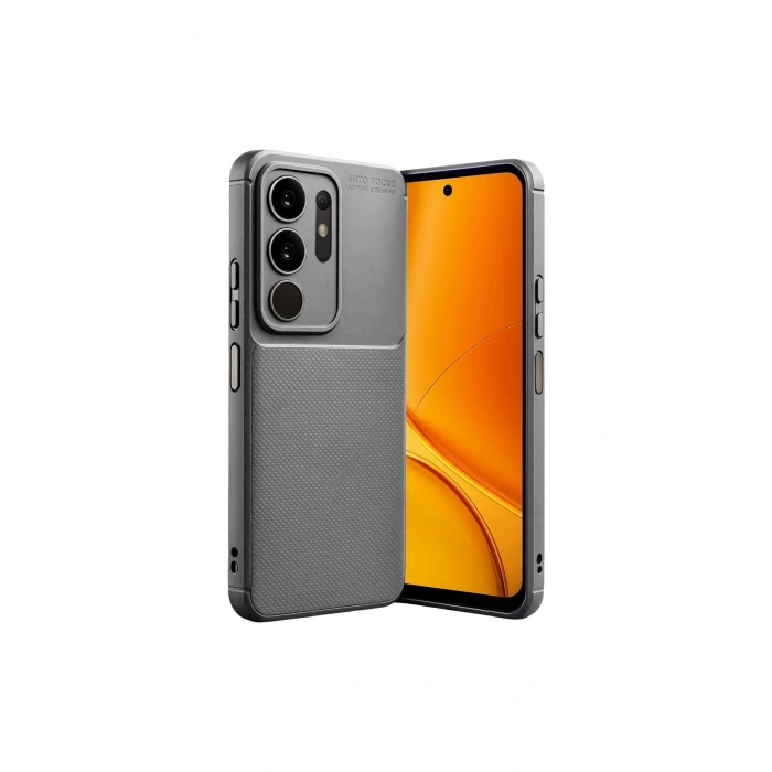 Vivo Y29 4g Auto Focus Karbon Kapak - Gri