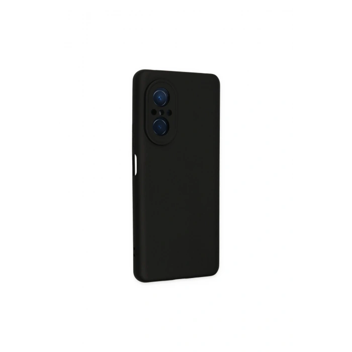 Huawei Nova 9 Se Kılıf Nano İçi Kadife Silikon - Siyah